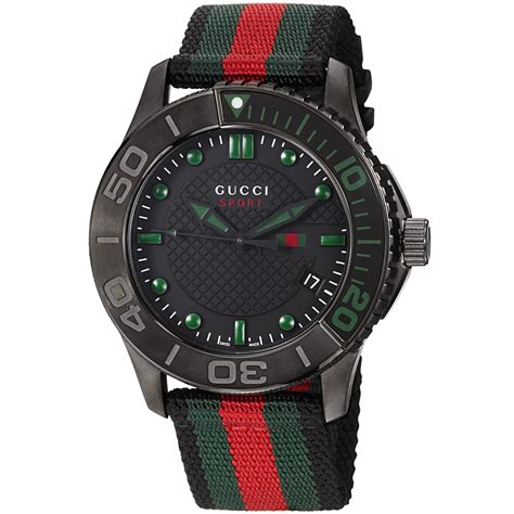 black gucci watch for men|gucci men watches on sale.